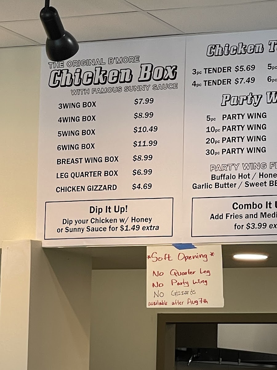 Sunny’s Sub Menu - Image 5